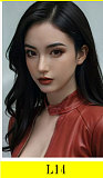 realgirl Lシリーズ(A工場)  シリコンヘッド 単品 可愛いCG風美少女 ラブドール