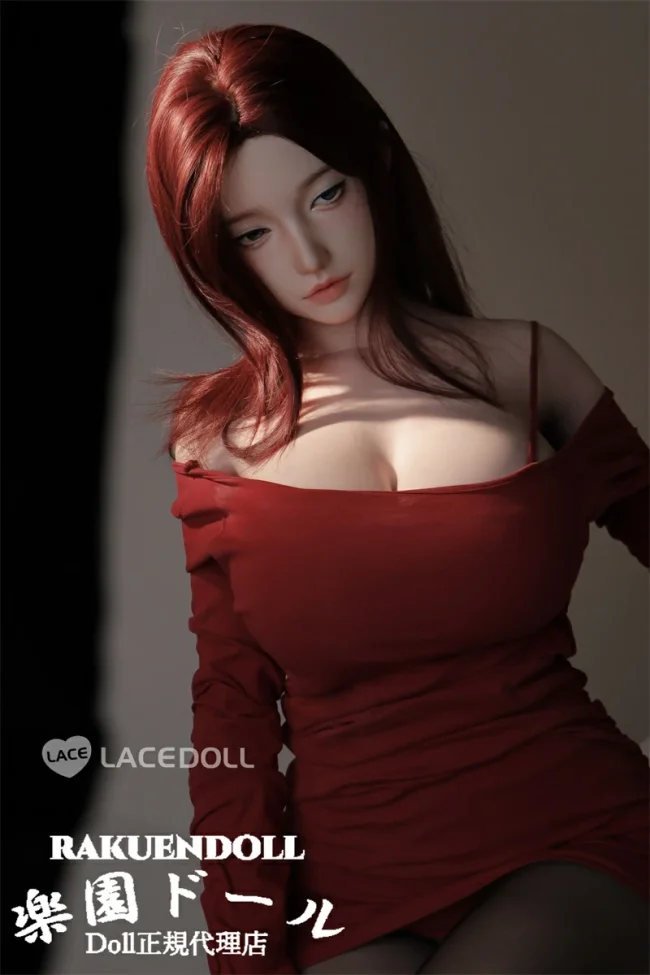 LACE DOLL 晚冰（wanbing） 163cm Hカップ   妖艶系×ミステリアス系紅髪美少女 宣材写真のはシリコンボディラブドール