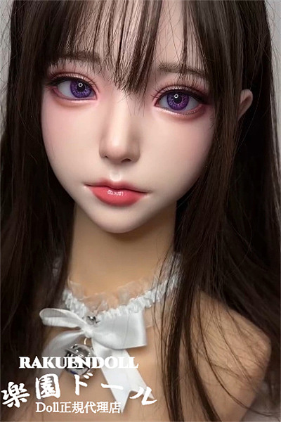 realgirl Lシリーズ(A工場) L11ヘッド シリコンヘッド 単品  紫の瞳のCG美少女 145-170cmボディに適用可能 M16ジョイントで接続 ラブドール