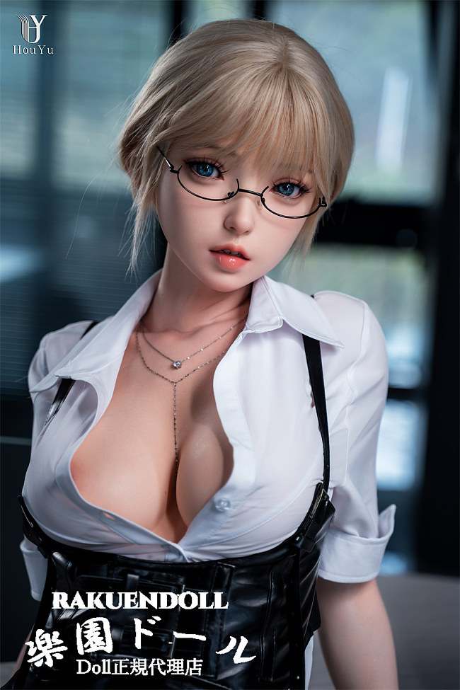 Houyu後遇 伊娃eva 158cm Eカップ 22kgだけ！黒縁メガネ女子 軽量リアル人形 知的で小悪魔 フルシリコン製高級ラブドール