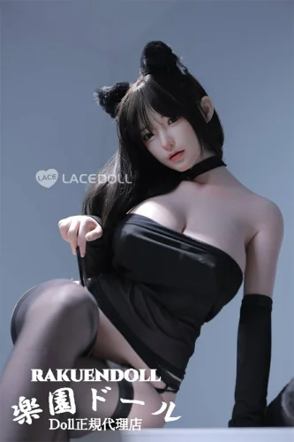 LACE DOLL 夏沫（xiamo） 163cm Hカップ  猫耳カチューシャ  宣材写真のはシリコンボディラブドール