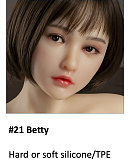 Jiusheng Doll #21 Bettyヘッド 清純系JKドール 148cm・Bカップ・黒髪・赤いリボン制服ラブドール  掲載画像はフルシリコンラブドール