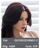 ZELEXdoll 欧米風リアルダッチワイフ GE86ヘッド ＆ 165cm新型165X F-cup シリコンドール