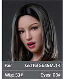 ZELEXdoll 欧米風リアルダッチワイフ GE86ヘッド ＆ 165cm新型165X F-cup シリコンドール