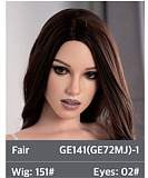 ZELEXdoll GE124ヘッド ＆ 165cm新型165X F-cup シリコンドール