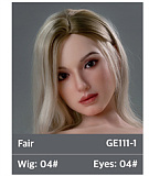 ZELEXdoll GE124ヘッド ＆ 165cm新型165X F-cup シリコンドール