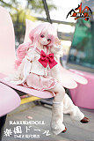 制服姿のかわいい65cmミニドール
