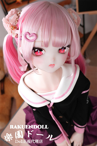 MW Girl(魔物姫)  小春（はる）ヘッド 115cm バスト小 猫耳×ピンク髪の美少女フィギュア フルシリコン製フィギュア アニメドール 宣材写真と同じ制服も付属