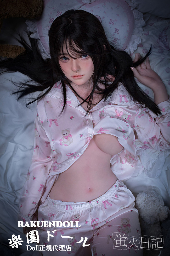 蛍火日記 黒髪の可愛い琉璃（Liuli）ちゃん ⑤メイク 159cm Eカップ お口の開閉機能選択可！ シリコンヘッド＋TPEボディー 塗装加工あり ラブドール