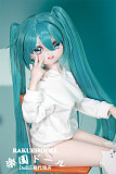 初音ミク風の可愛い美少女フィギュア正面写真