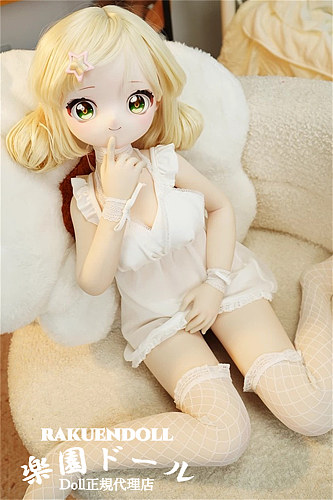 MW Girl(魔物姫)   里奈ちゃんヘッド 金髪お団子ヘアが可愛さ全開！85cm 7kgだけ ふんわり系フィギュア ソフトビニール製頭部 アニメドール シリコン製ボディ 宣材写真と同じ制服も付属