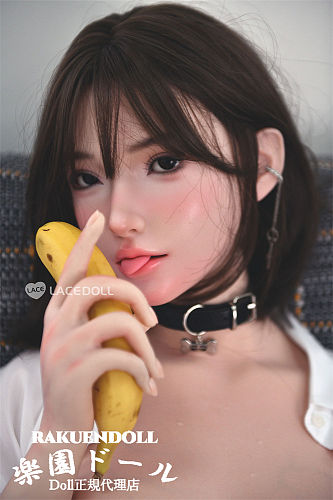 LACE DOLL 冬语（dongyu）158cm Cカップ 白シャツ+黒ストッキング姿の黒髪ドール 宣材写真のはフルシリコン製ダッチワイフ