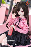 Yuriフィギュア 115cm黒髪×ローズ瞳のmozudoll等身大美少女
