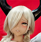 【アニメドール】#117椎名 真昼ヘッド ＆ 155cm Cカップ 宣材写真はフルシリコン製 ヘッド及びボディー材質選択可能 Aotume