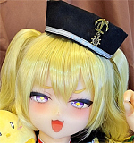 【アニメドール】Aotume Doll  #115&135cm Bカップ 新ボディー新作 可愛い女の子 ブルー髪  掲載画像はTPE材質