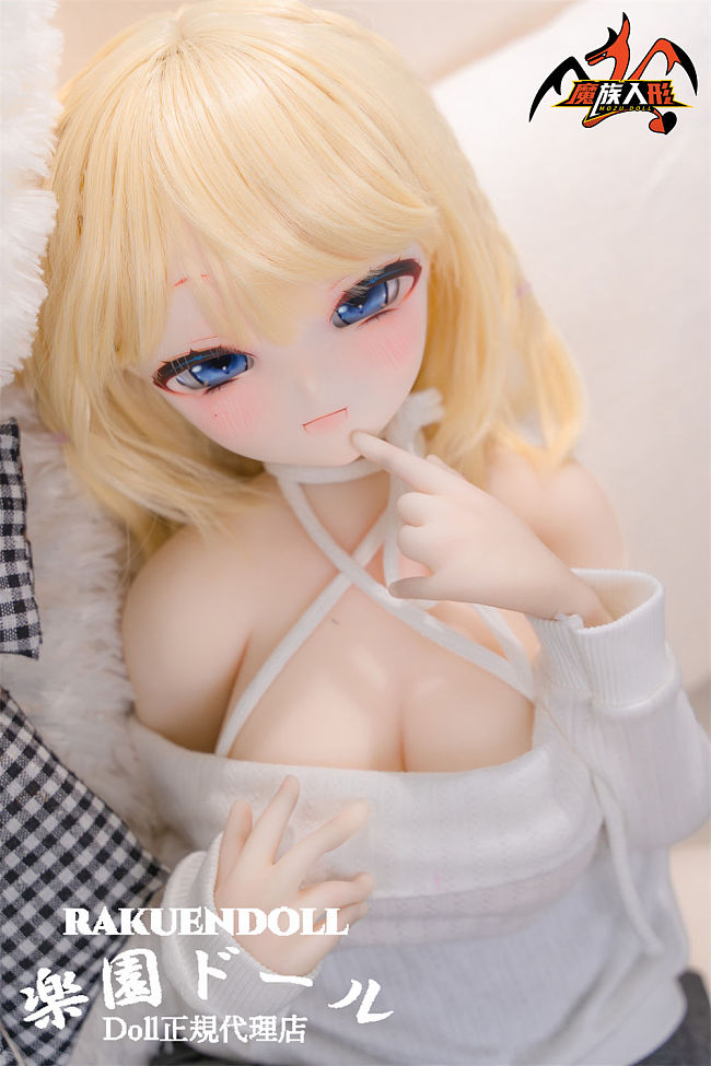 Mozudoll 金髪× 癒やし系 85cm 亚美（Ami）ソフトビニール製頭部 TPE製ボディ 宣材写真は巨乳 ボディ選択可能  アニメドール 二次元ラブドール 宣伝画像と同じ制服も付属
