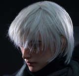 蛍火日記 新ボディー！ 江灵（Jiangling）ヘッド 180cm メイク⑤ 金色ショートヘアの癒し系男性ドール 広い肩幅と細身のウエスト フルシリコン製 優しい男の子 リアル塗装加工あり 女性向けのリアルドール