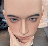 蛍火日記 新ボディー！ 江灵（Jiangling）ヘッド 180cm メイク⑤ 金色ショートヘアの癒し系男性ドール 広い肩幅と細身のウエスト フルシリコン製 優しい男の子 リアル塗装加工あり 女性向けのリアルドール