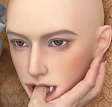 蛍火日記 新ボディー！ 江灵（Jiangling）ヘッド 180cm メイク⑤ 金色ショートヘアの癒し系男性ドール 広い肩幅と細身のウエスト フルシリコン製 優しい男の子 リアル塗装加工あり 女性向けのリアルドール