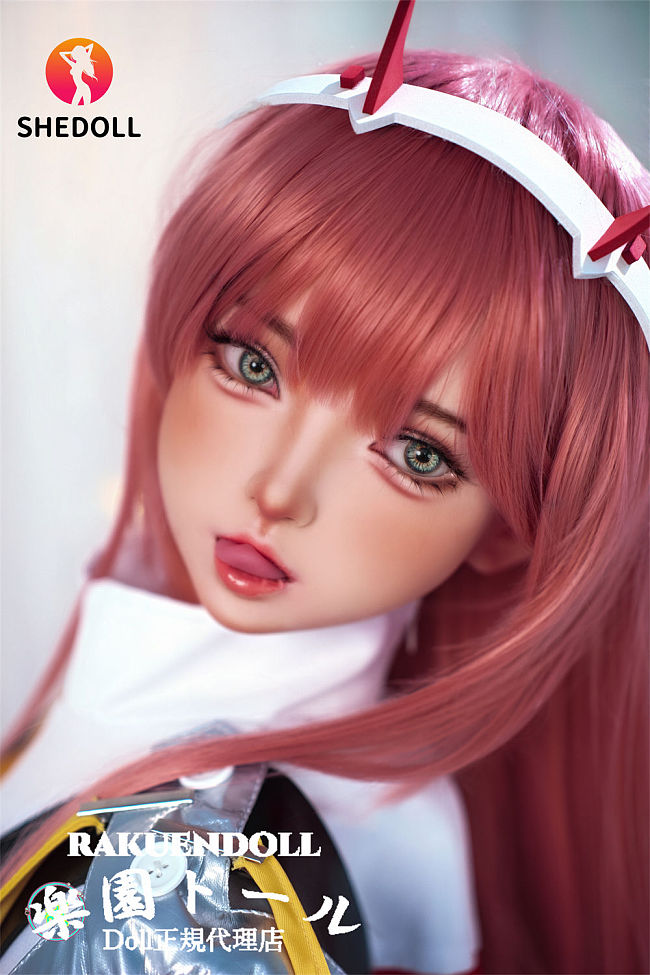 SHEDOLL 南溪（nanxi）ヘッド  152cm②（足が長いタイプ）・ 赤髪・妹系ラブドール 舌ぺろ天使ちゃん TPEボディ リアルドール
