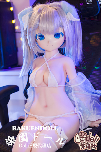 羊角社Croissant Doll 猫ちゃん＆132cmバスト大ボディ 可愛いアニメラブドール ビニールヘッド+S-TPEボディ 水着を着てるダッチワイフ