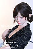 168cm Eカップ ラブドール 夏沫ヘッド ブラックヘア OL風