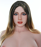 Starperydoll Yufanヘッド 151cm Dカップ おっとり系リアルドール フルシリコンダッチワイフ ふんわり波打つ髪