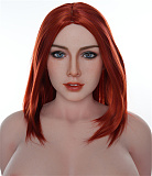 Starperydoll Yufanヘッド 151cm Dカップ おっとり系リアルドール フルシリコンダッチワイフ ふんわり波打つ髪