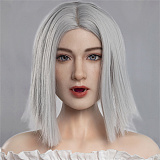 Starperydoll Yufanヘッド 151cm Dカップ おっとり系リアルドール フルシリコンダッチワイフ ふんわり波打つ髪