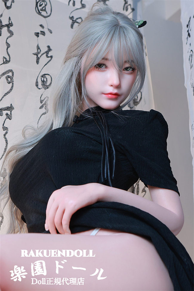LACE DOLL 夏沫（xiamo）②メイク 158cm Cカップ 中華娘姿の黒髪リアルドール 宣材写真のはフルシリコン製ダッチワイフ