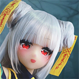 Aotume Doll  #130ヘッド 135cm Bカップ 黒髪のツインテール娘 可愛いlovedoll アニメダッチワイフ 掲載画像はTPE材質