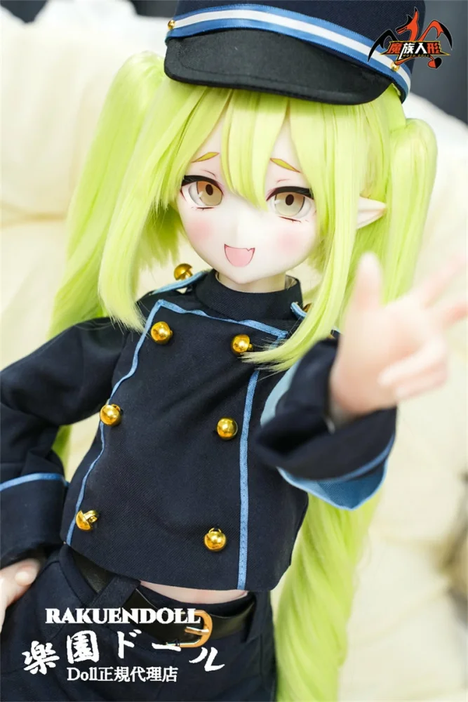 可愛い緑髪ラブドール 65cm 二次元アダルト ドール 望みちゃん
