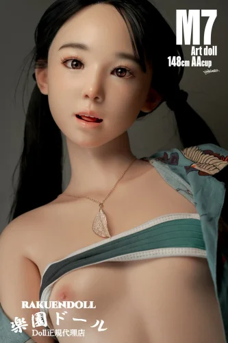 Art doll M7ヘッド 148cm AAカップ ラブドール 清楚系美少女リアル ドール 宣材写真はフルシリコン製