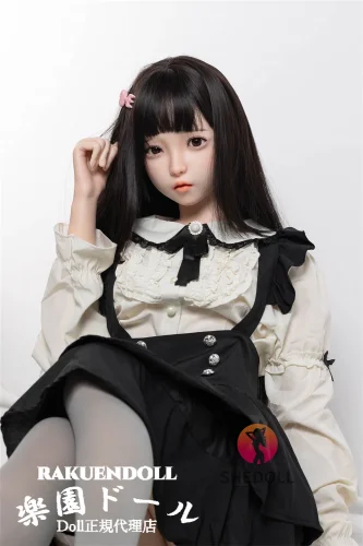 SHEDOLL 洛小乙ヘッド  152cm②（足が長いタイプ） AAカップ 低身長リアル ドール いたいけな彼女 宣材写真はフルシリコンダッチドール 黒髪美少女