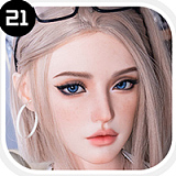 SHEdoll 艾琳(ailin)ヘッド 148cm Dカップ 金髪可愛い顔立ちの美少女ラブドール 宣材写真はフルシリコン製 低身長ダッチワイフ