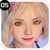 SHEdoll 艾琳(ailin)ヘッド 148cm Dカップ 金髪可愛い顔立ちの美少女ラブドール 宣材写真はフルシリコン製 低身長ダッチワイフ