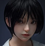 蛍火日記 新ボディー！  小里森（xiaolisen）ヘッド メイク③ 160cm Ｇカップ（宣材写真は旧モデル） ワイヤー足指選択可！リアル皮膚付き！ フルシリコン製 清楚系女子高校生JKラブドール