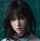 蛍火日記 新ボディー！  小里森（xiaolisen）ヘッド メイク③ 160cm Ｇカップ（宣材写真は旧モデル） ワイヤー足指選択可！リアル皮膚付き！ フルシリコン製 清楚系女子高校生JKラブドール