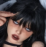 irontechdoll シームレスドール S13ヘッド 164cm Eカップ ブラック肌色の欧米ダッチワイフ ボンキュッボン 眉毛と睫毛植毛加工あり シリコン製アダルトドール