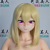 Irokebijin 色気美人 Mionヘッド 152cm Cカップラブドール S-TPE製 茶髪二次元美少女アニメダッチワイフ