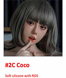 Jiusheng Doll #21 Bettyヘッド 清純系JKドール 148cm・Bカップ・黒髪・赤いリボン制服ラブドール  掲載画像はフルシリコンラブドール