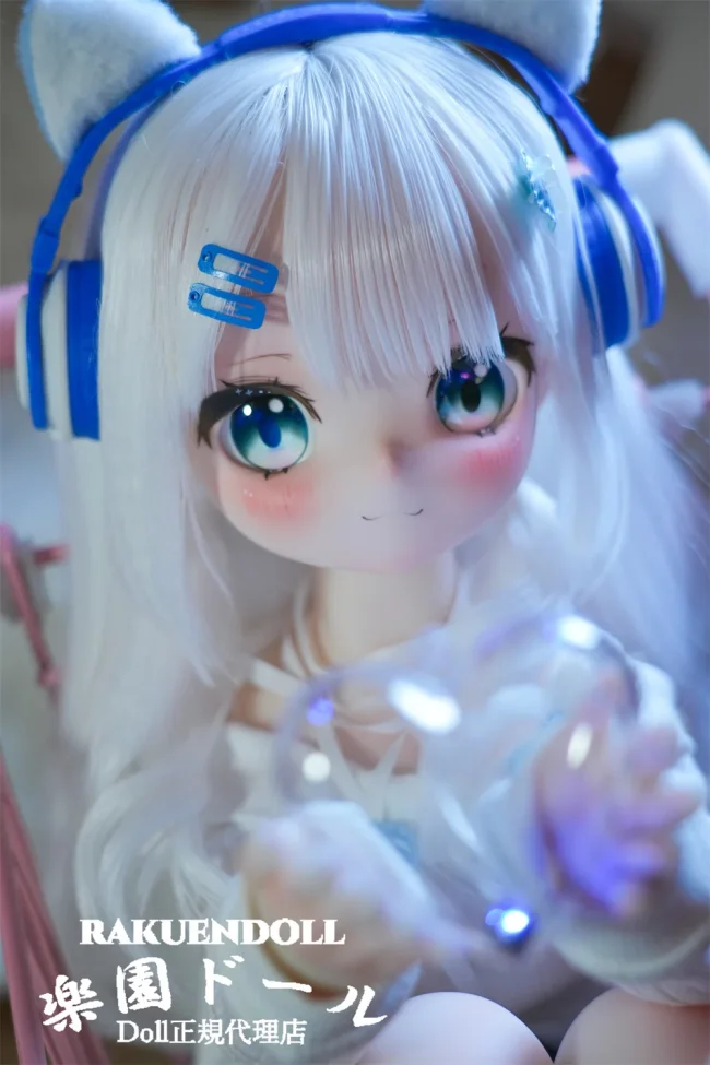 MW Girl(魔物姫)  天使萌ヘッド 猫口 のラブドール 85cm 7kgだけ ふんわり系フィギュア ソフトビニール製頭部 アニメドール シリコン製ボディ 宣材写真と同じ制服も付属