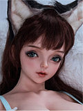 Sanhuidoll 诺琳ヘッド 125cm Fカップ ケモミミ萌え系ダッチワイフ フルシリコン製ラブドール 皮膚メイク付きボディ