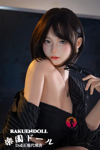 SHEDOLL 江小梨（リナ）ヘッド  152cm②（足が長いタイプ） AAカップ 低身長ダッチワイフ いたずら顔のセクシー先生 宣材写真はフルシリコンアダルトドール 黒髪美少女