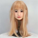 Jcutedoll 紬ヘッド 149cm 貧乳 リアル ドール メガネ付き スリム体型美少女 LL団 宣材写真はシリコンドール