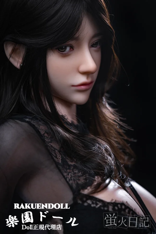 蛍火日記 渡晴（duqing）ヘッド メイク② 164cm Gカップ ダッチワイフ 谷間がたっぷり 宣材写真は硬めシリコンヘッド（口開閉機能付き）フルシリコン製  最新 高級リアル ドール エロ