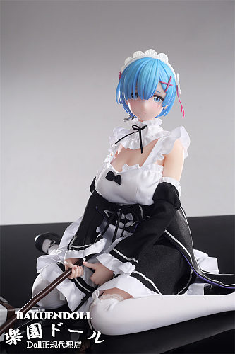 Otaku Doll レムちゃん ミニドール 65cm 3kg メイド服アニメドール PVCヘッド+シリコンボディ 収納が便利 使いやすい 普段は鑑賞用 小さいラブドール cosplay