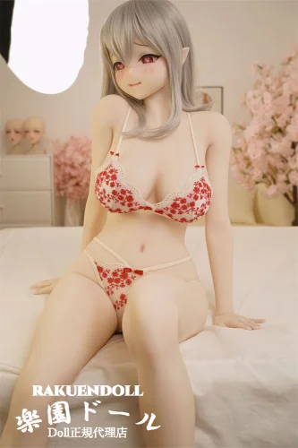 Irokebijin 色気美人 Rio Aヘッド 152cm Cカップ エルフ耳付き アニメラブドール S-TPE製 ビキニ姿二次元美少女 アダルト ドール