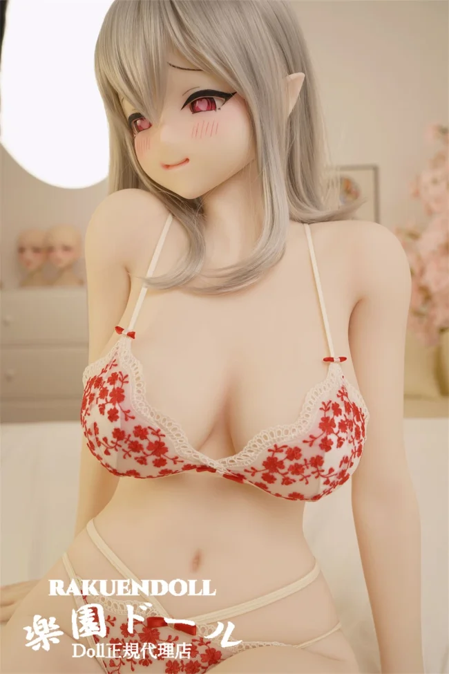 Irokebijin 色気美人 Rio Aヘッド 152cm Cカップ エルフ耳付き アニメラブドール S-TPE製 ビキニ姿二次元美少女 アダルト ドール