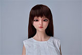 Sanhuidoll #8筱雪ヘッド 125cm Fカップ ダッチワイフ 無邪気な笑顔 妖精ボディ フルシリコン製 皮膚メイク付きボディ